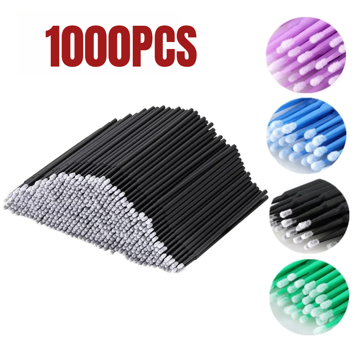 Beauty Makeup Vanity - 1000/500PCS Spazzola per la pulizia delle