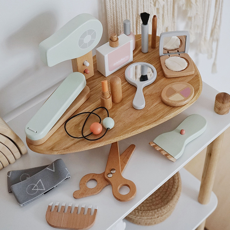 Beauty Makeup Game - Nuovi bambini Simulazione in legno Set