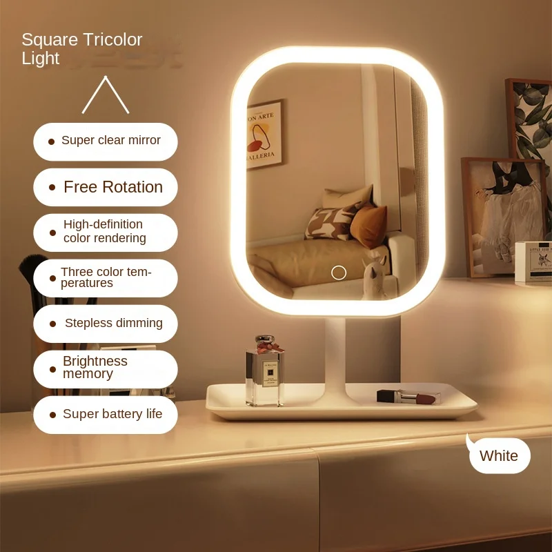 Beauty Makeup Vanity - Nuovo Specchio da Tavolo LED Moderno,